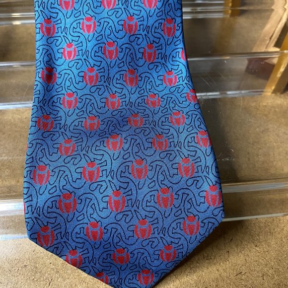 1940s-1960s Vintage Necktie RESILIO The Resilient Cravat 50" x 4" VERY COOL RARE - Picture 3 of 4